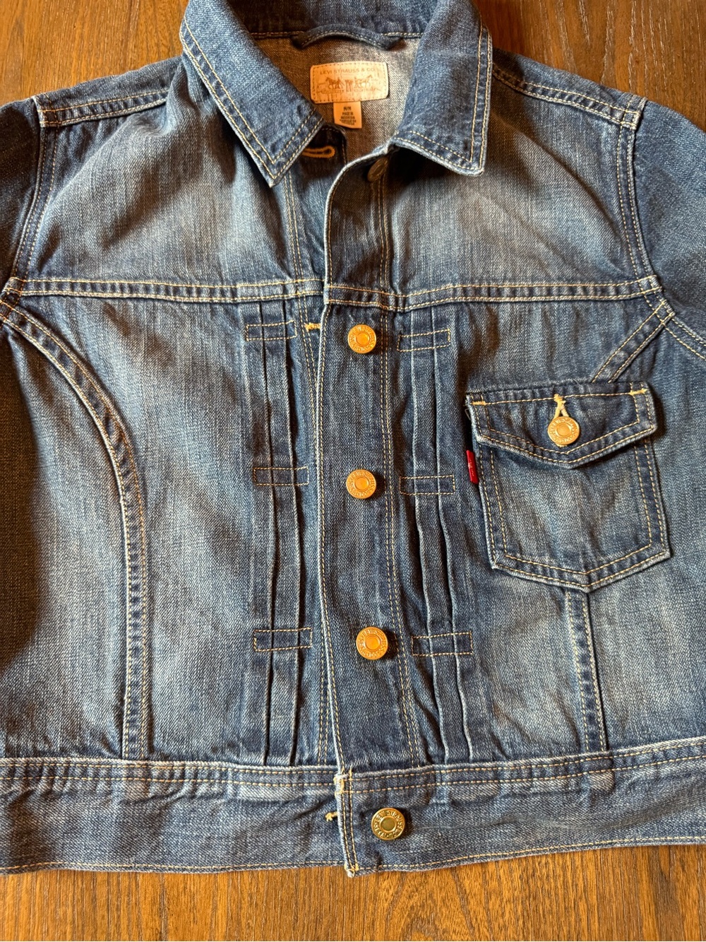 Levi’s Denim Jacket - with gold buttons